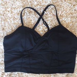 Lululemon Black Crop Top